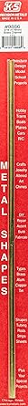 K&S Precision Metals Brass Channel 9886 3/16" X 1/8" Legs, .014" Wall, 12" Long DIY Projects, Construction, Cabinetry, Furniture, Made in USA