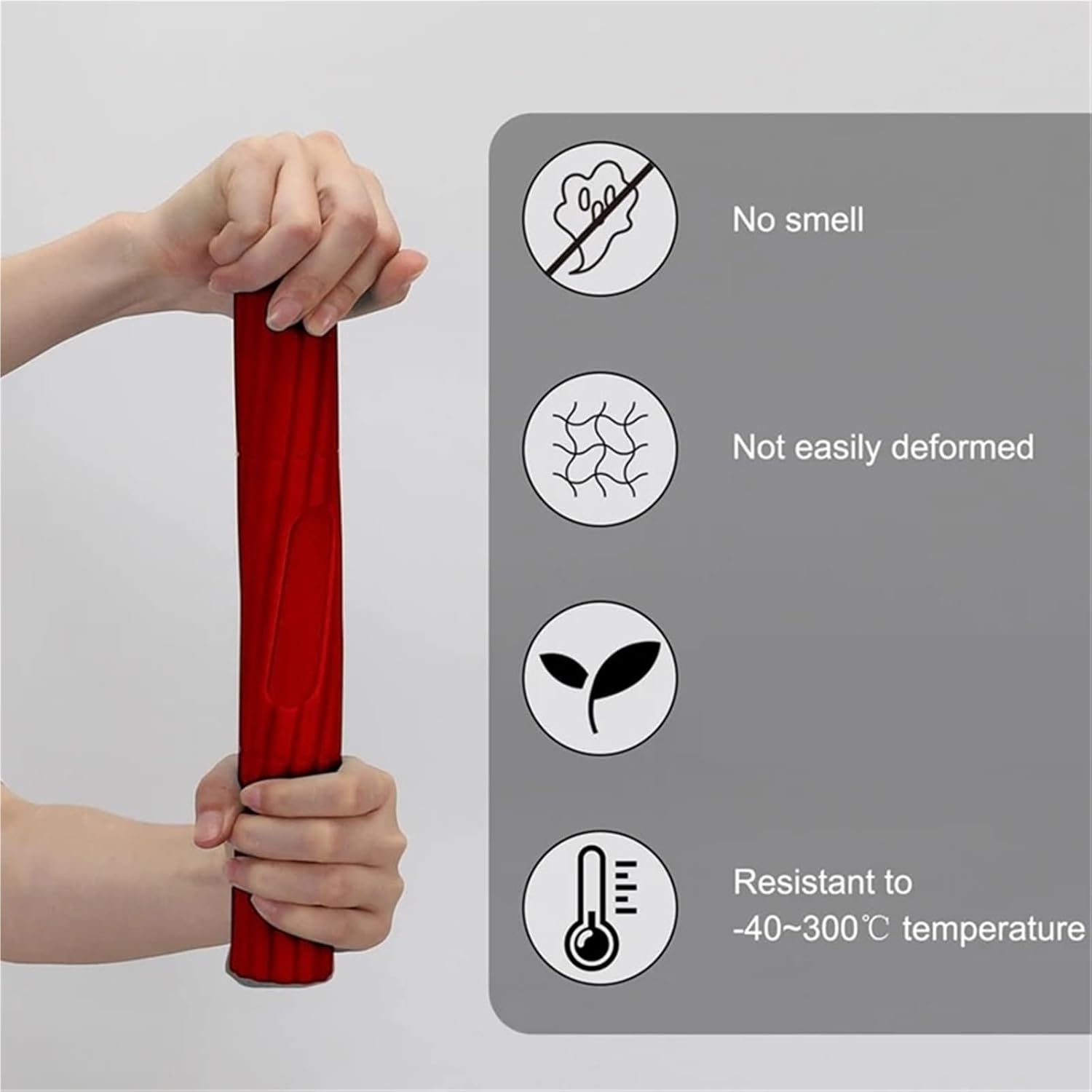 Flex Bar 4pcs Silicone Elastic Therapy Bar Strengthener For Tennis Elbow Resistance Bar for Golfers Elbow