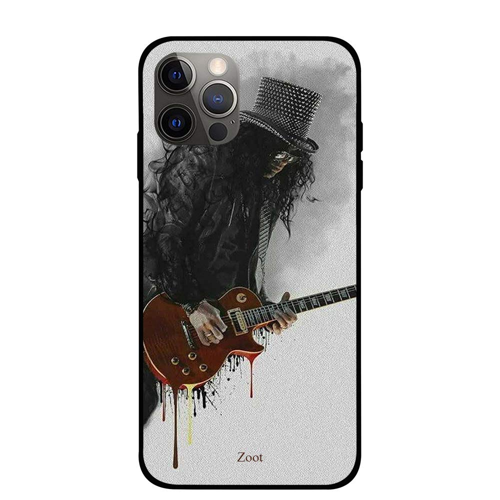 ZOOT Premium Quality Design Printed Case cover for IPhone 12 pro max 6.7 Inch Mj Guitar,Slim fit Clear Protection Cover with Soft Edges