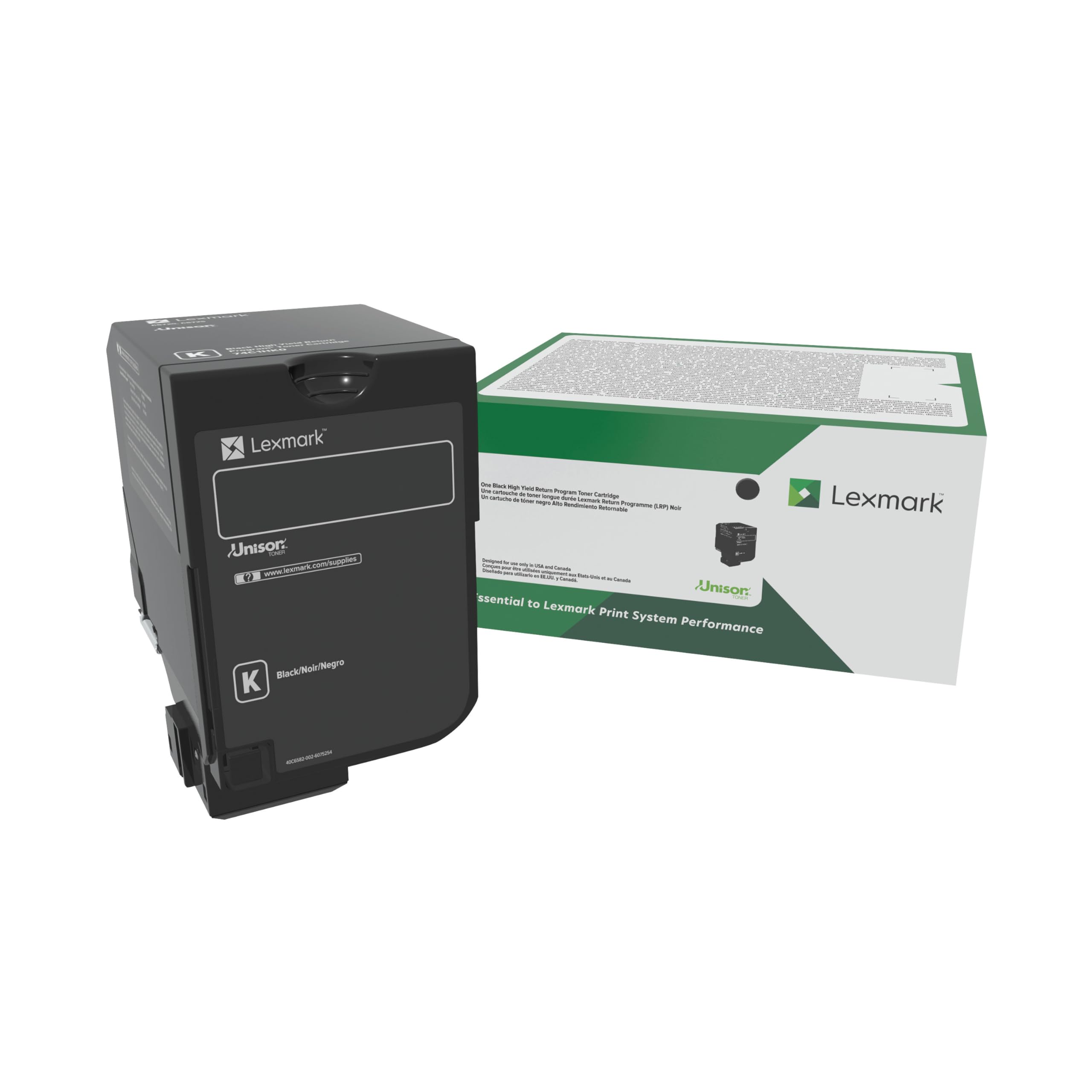 Lexmark 75B20K0 Cartuccia Toner ORIGINALE Return Program Nero 13000 pagine per CS/CX 727, CS728