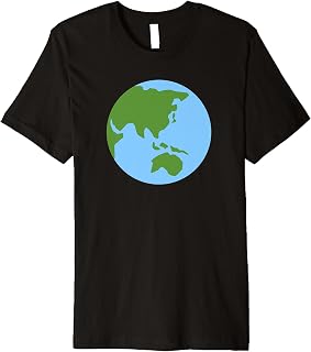 Globe Showing Asia-Australia Premium T-Shirt