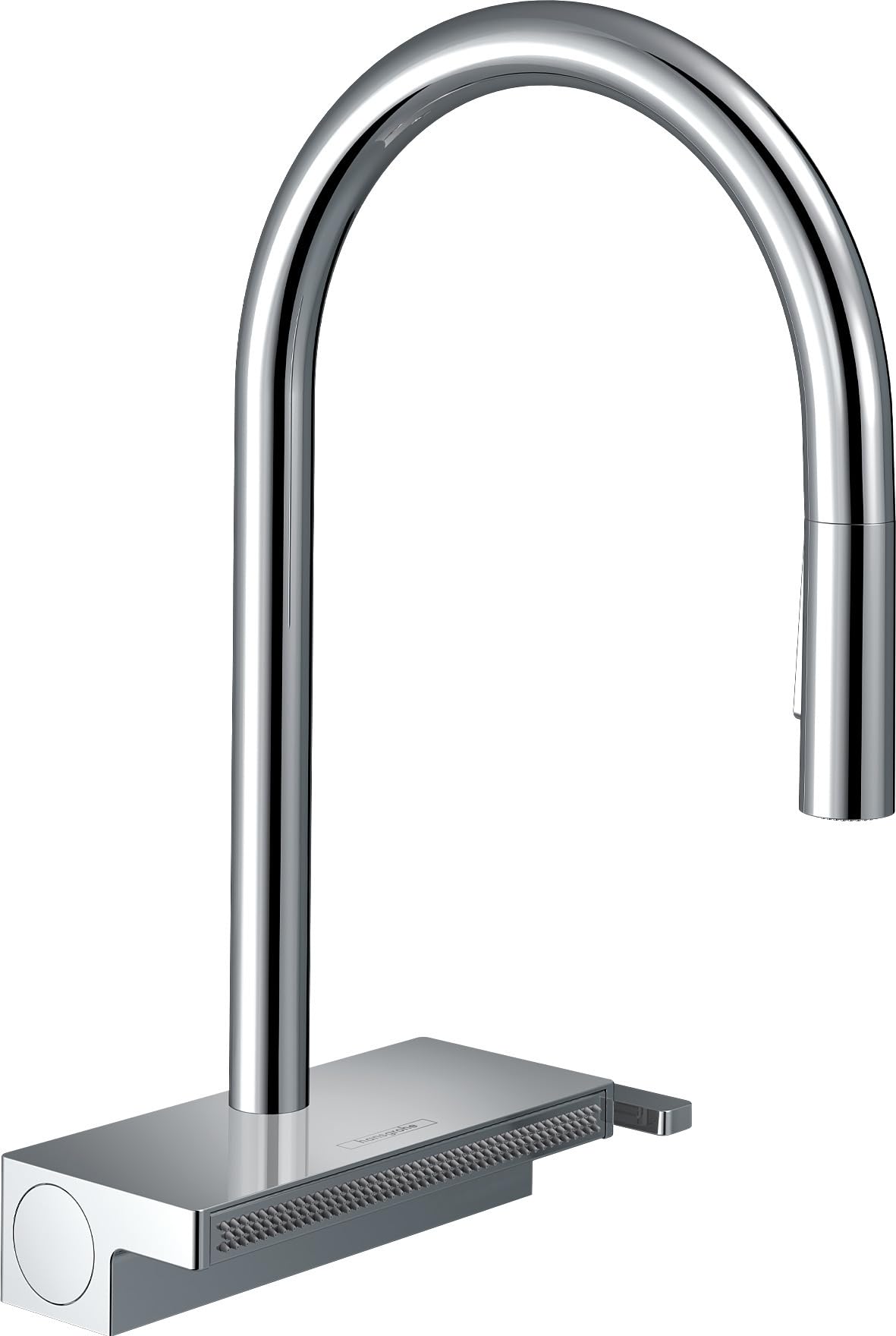 hansgrohe Aquno Select M81 - bateria kuchenna z wyciąganą wylewką, 3 strumieniowa, kran kuchenny z wysokością wylewki 170 mm, armatura kuchenna z obrotową wylewką, chrom, 73837000