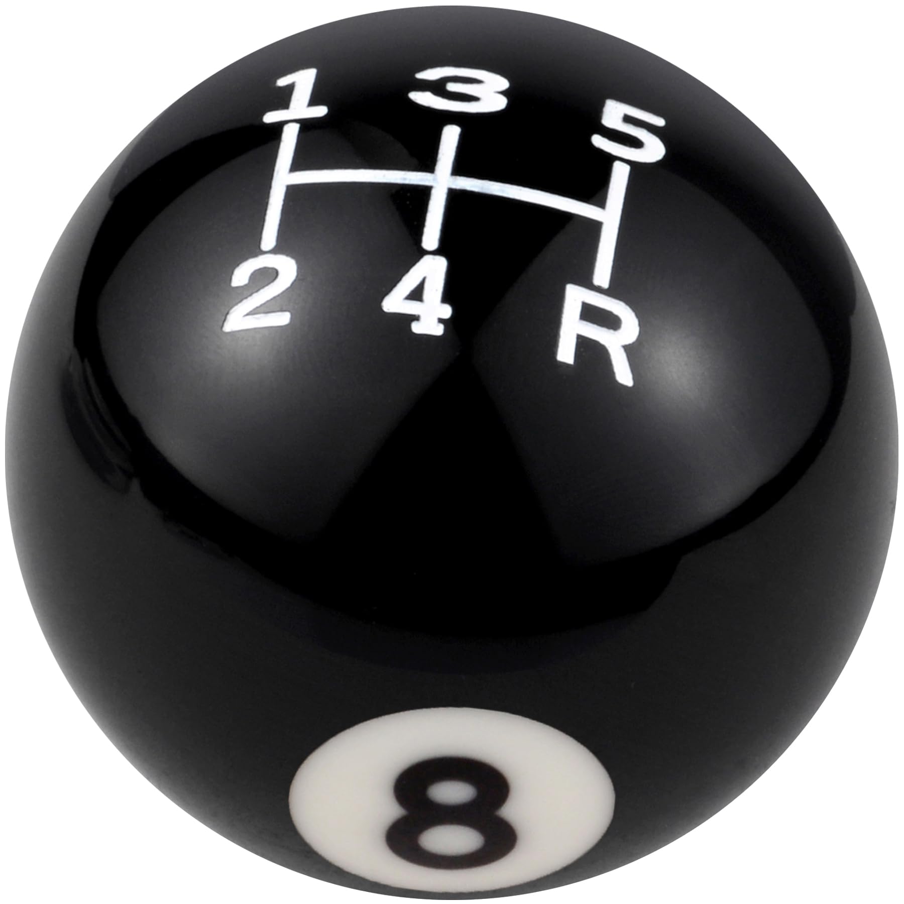 Padaodao Black 5 Speed Gear Knob Ball Shape Shift Grip Handle Fit Most Automatic Manual Transmission Vehicle Suv Tractor (Black)