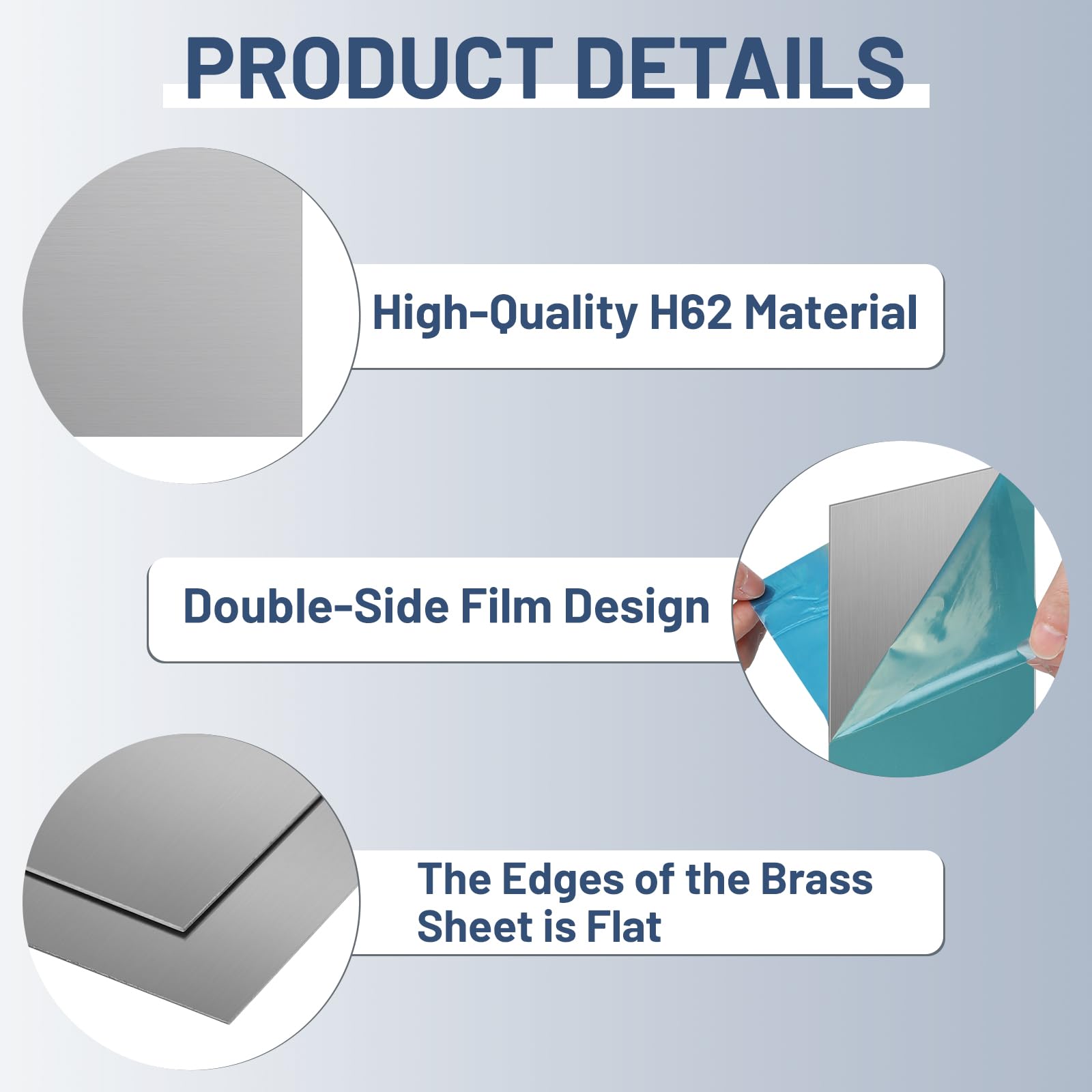 LALAGO 2pcs 29,7 x 21cm Plaques d'Acier Inoxydable 304, Tôle en Acier Inoxydable A4 de 0,5 mm d'Épaisseur avec Film Double Face, Tôle Métallique Non Magnétique Carrée en Tôle Fine pour Réparation DIY