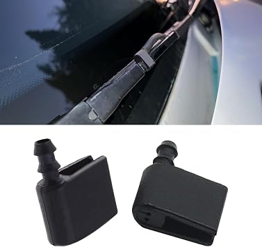 deemars 2PCS Windshield Washer Wiper Nozzle, Car Front Windshield Wiper Sprayer Arm Nozzle Replacement for Dodge and M-ercedes Sprinter Freightliner Van RV Truck V-W 47191/68017440AA