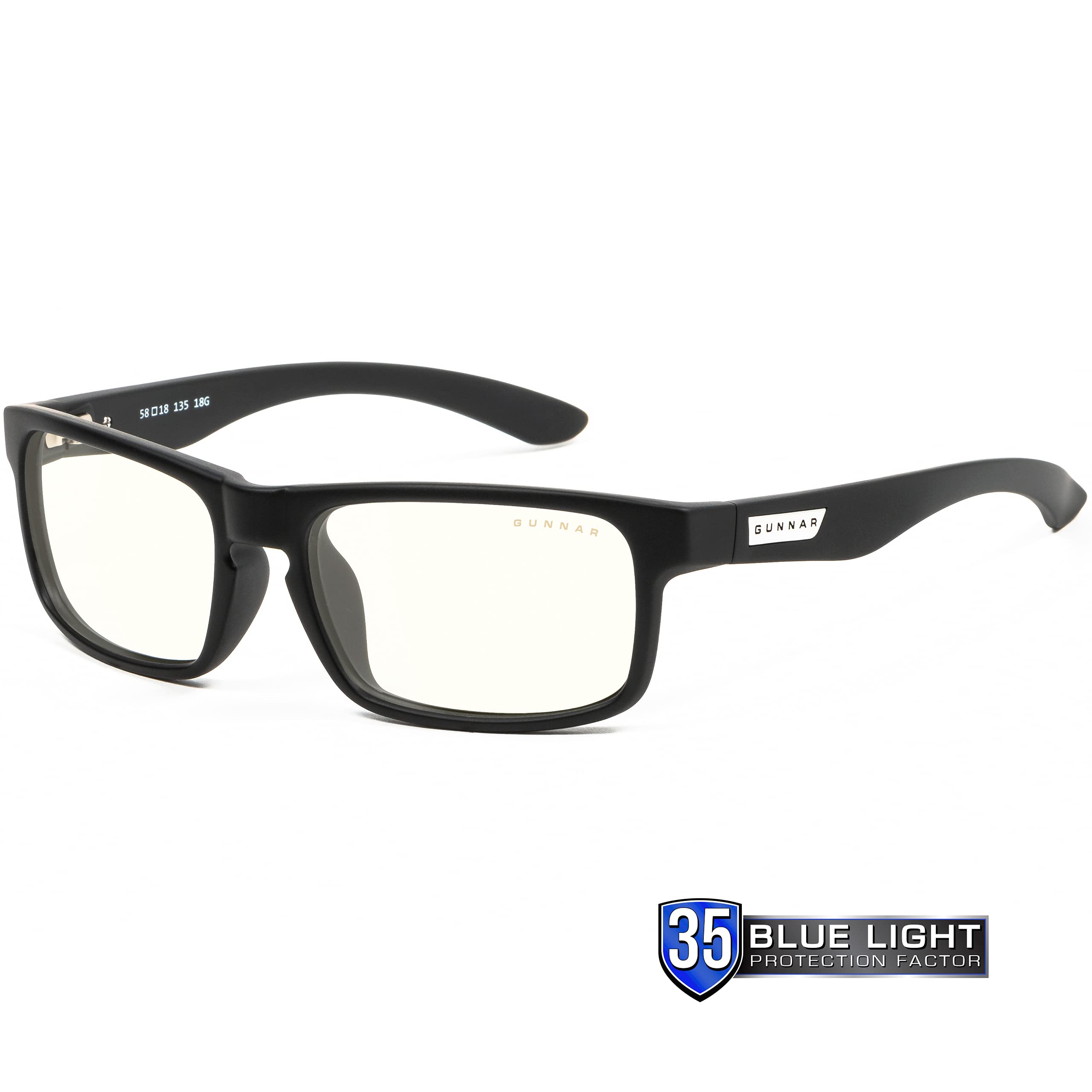 Gunnar Gafas para Videojuegos y Ordenador | Enigma | con filtro de Luz Azul | Lente Patentada