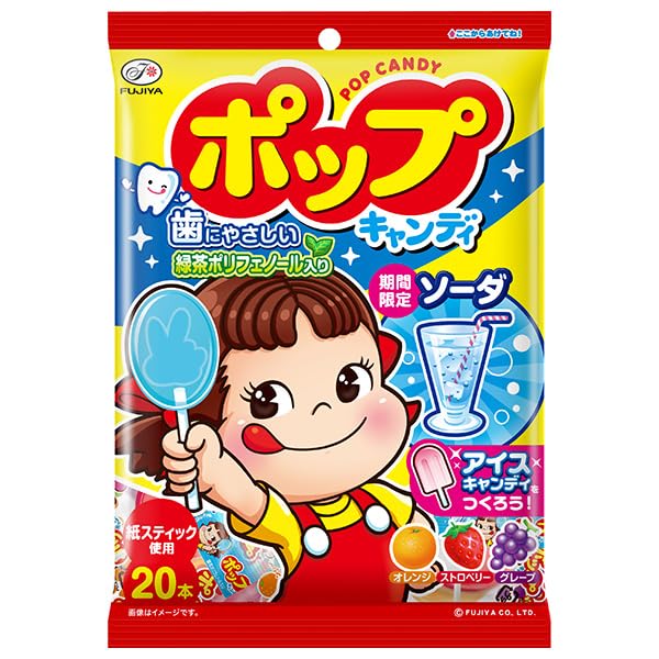 Amazon.co.jp: 不二家 ポップキャンディ 20本×6袋入×(2ケース) : 食品