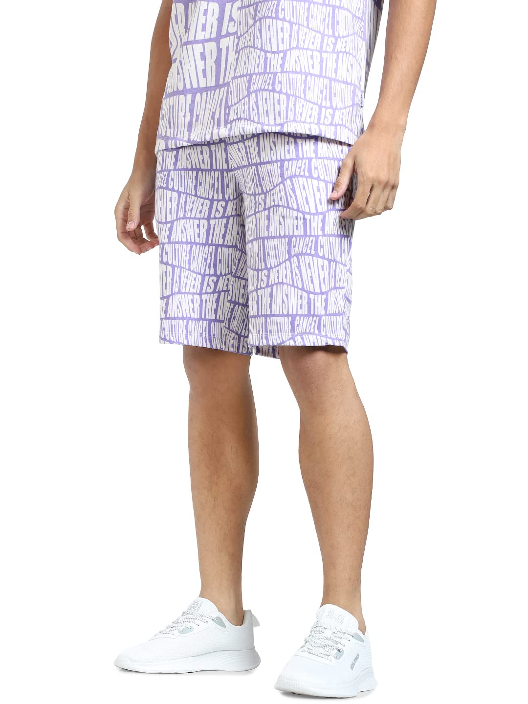 Jack & Jones Men Regular Fit Shorts (293313001_Purple Rose_S) 1