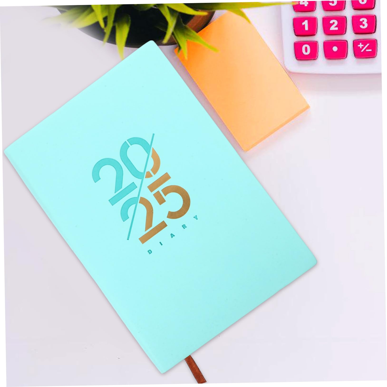 Angoily 4 Stück Daily Planner English Tageskalender Notizbuch für Präzise Tagesplanung Glattes Schreiben Einzigartiges Design Handlich für Büro und Zuhause Perfektes Planungstool