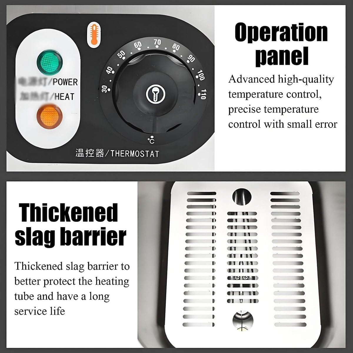 2600W Commercial Egg Boiler,45 Pcs Stainless Steel Hot Spring Egg Boiler with Mesh Basket,30-110℃ Temperature Control and Timer, Even Heating, for Soft-Boiled Egg, Half-Boiled Egg