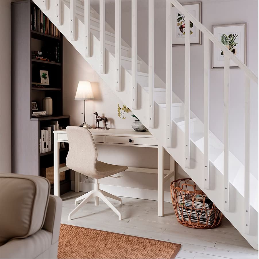 Image of HEMNES Desk with 2 Drawers, White Stain, 120x47 cm (47 1 /4x18 1 /2 inch)