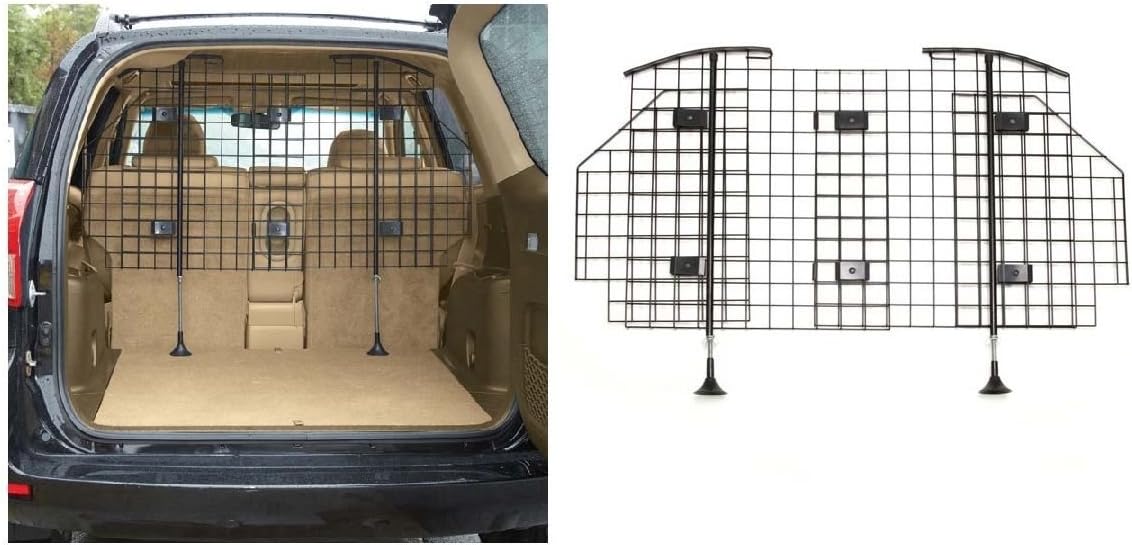 Adjustable Vehicle Safety Barrier Grid Cargo Area Block Keep Pets Gear Safe