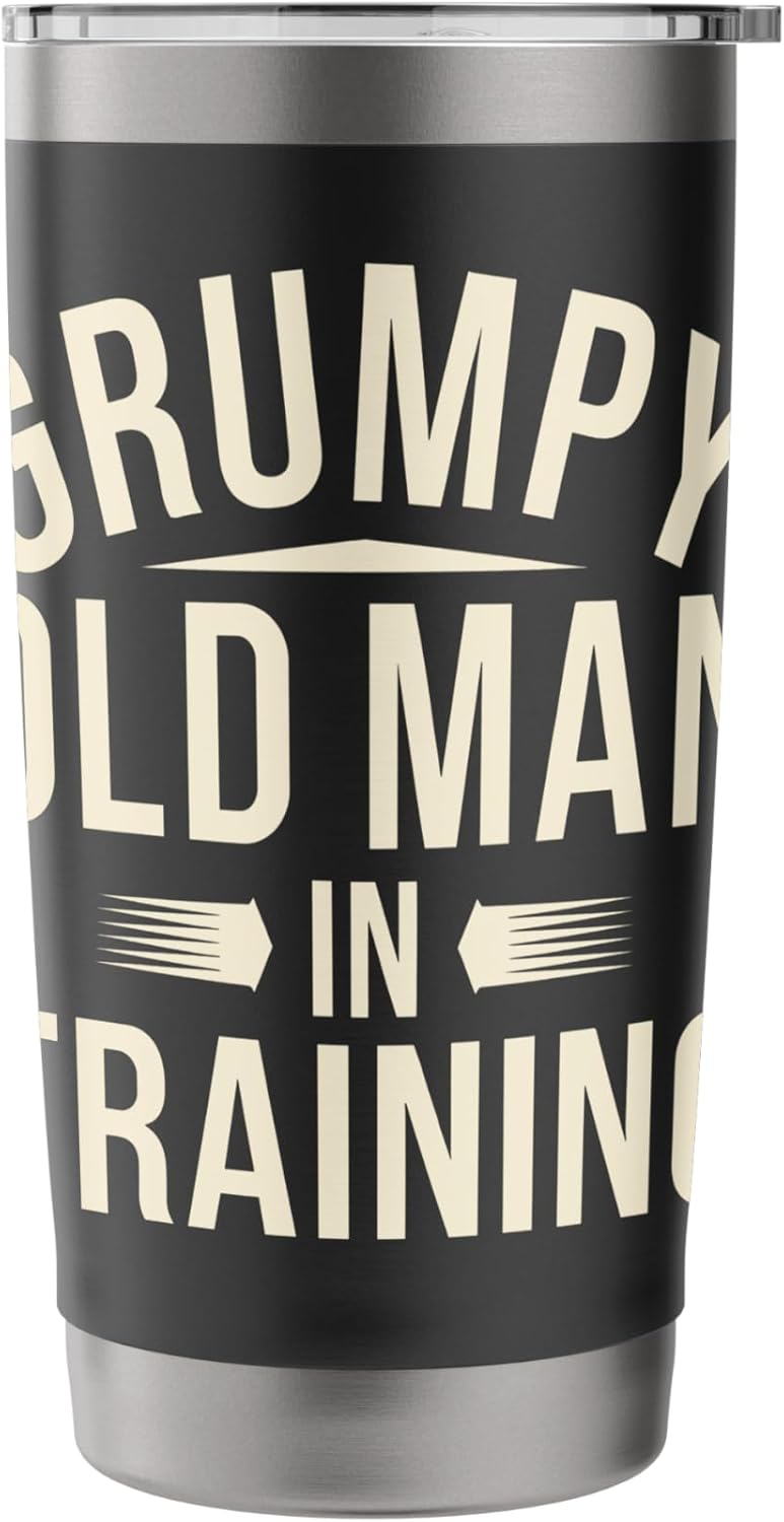 Grumpy Old Man Stainless Steel Insulated Tumbler - Image 3