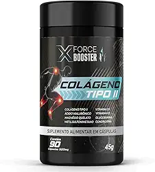 Colágeno Tipo 2 com Ácido Hialurônico, Magnésio, MSM, Vitaminas D3, K2, Glucosamina e Condroitina, 90 Cápsulas de 500mg