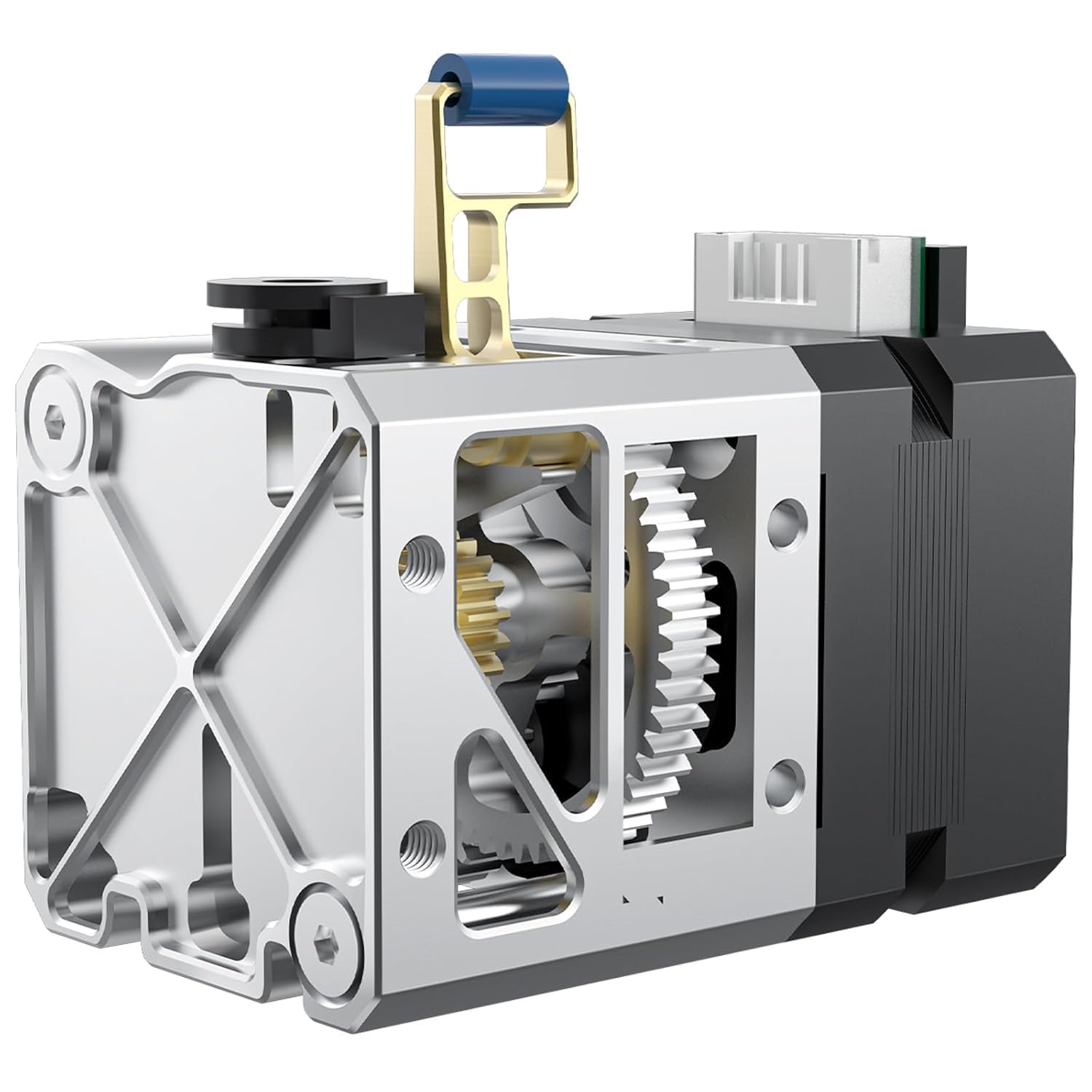 BIQU H2 V2X Direct Drive Estrusore con motore, tutto il metallo CNC Machining Extruder, Lightweight, Dual Gear, per Voron 2.4, Ratrig, Ender-3 V2 3D Printer