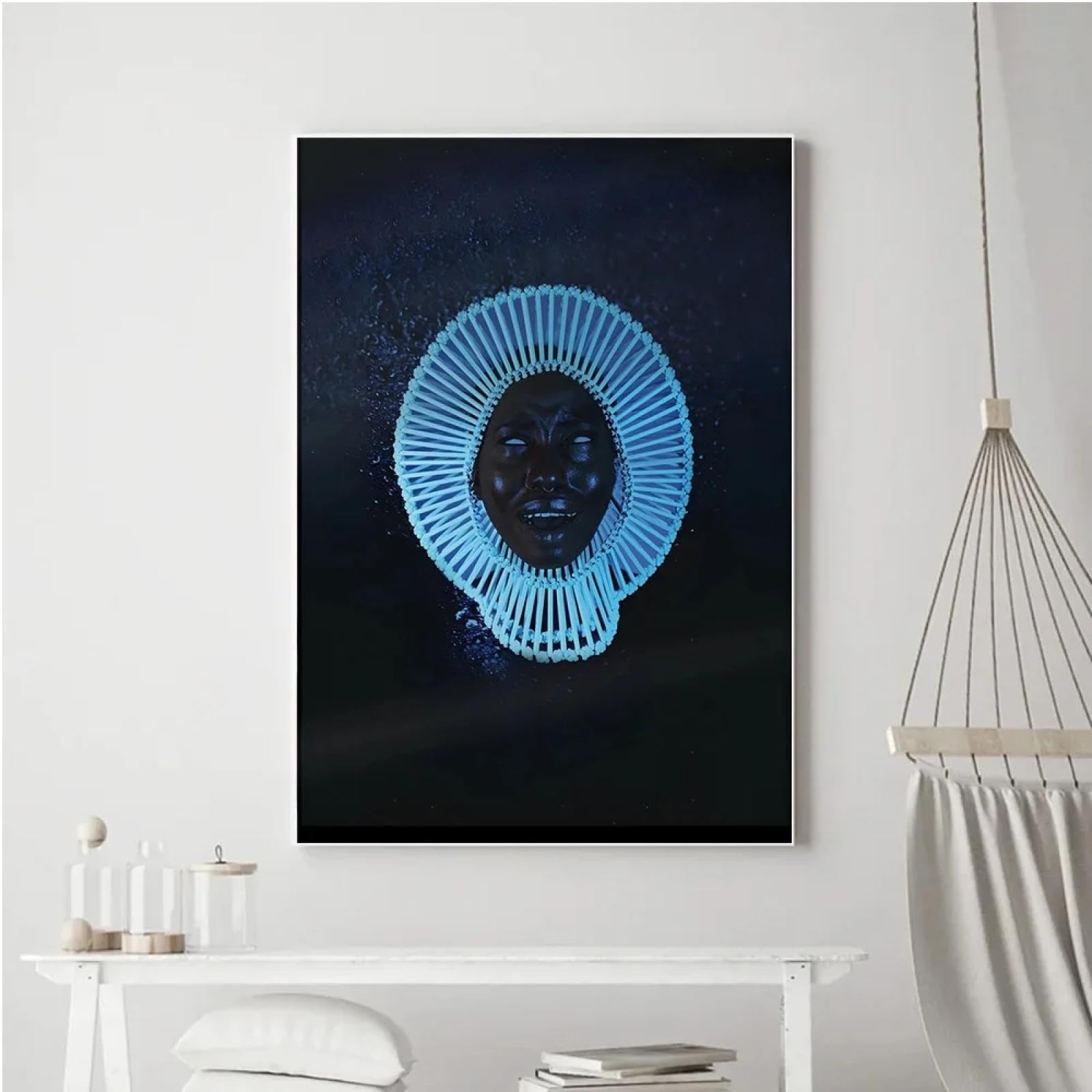 MAIMANG Poster, stampe, copertina dell'album musicale, rapper, studio, quadro su tela, dipinto, soggiorno, arredamento, cornice 40x60cm