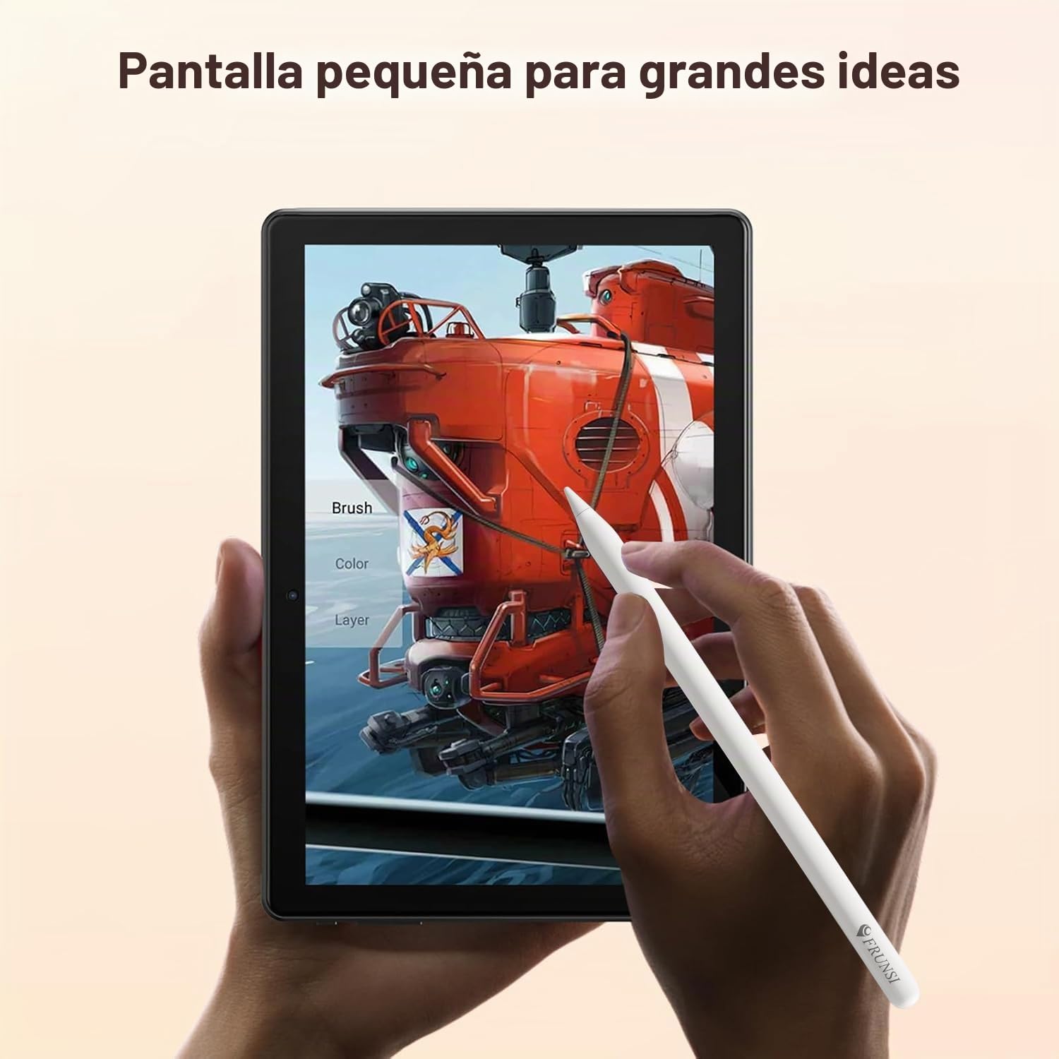 RubensTab T8 - Tableta de dibujo independiente, no necesita computadora para principiantes y artistas gráficos digitales