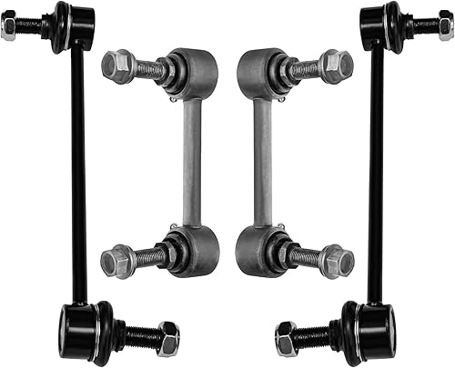 Miniatura 20 de Detroit Axle - 4 barras estabilizadoras para Jeep Grand Cherokee Commander 2005-2010 2006 2007 2008 2009 de repuesto delantero y trasero