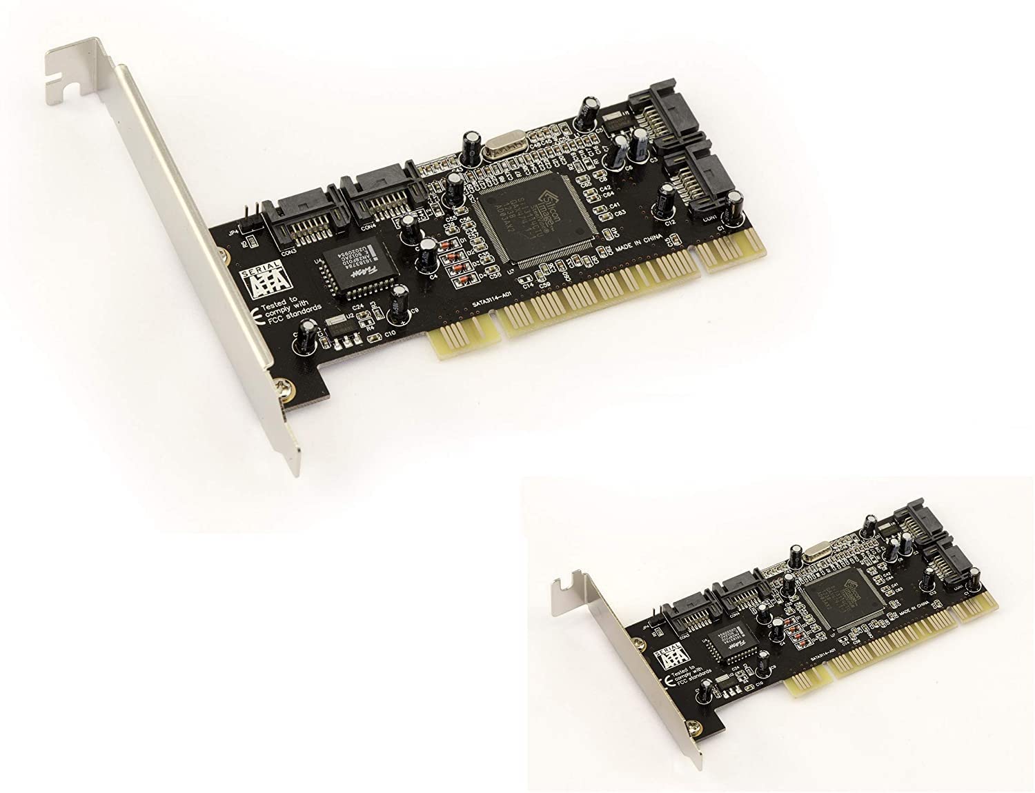 KALEA-INFORMATIQUE Carte PCI SATA Raid 4 Ports Silicon Image SIL3114 | Carte PCI SATA 4 ports RAID Silicon Image SIL3114