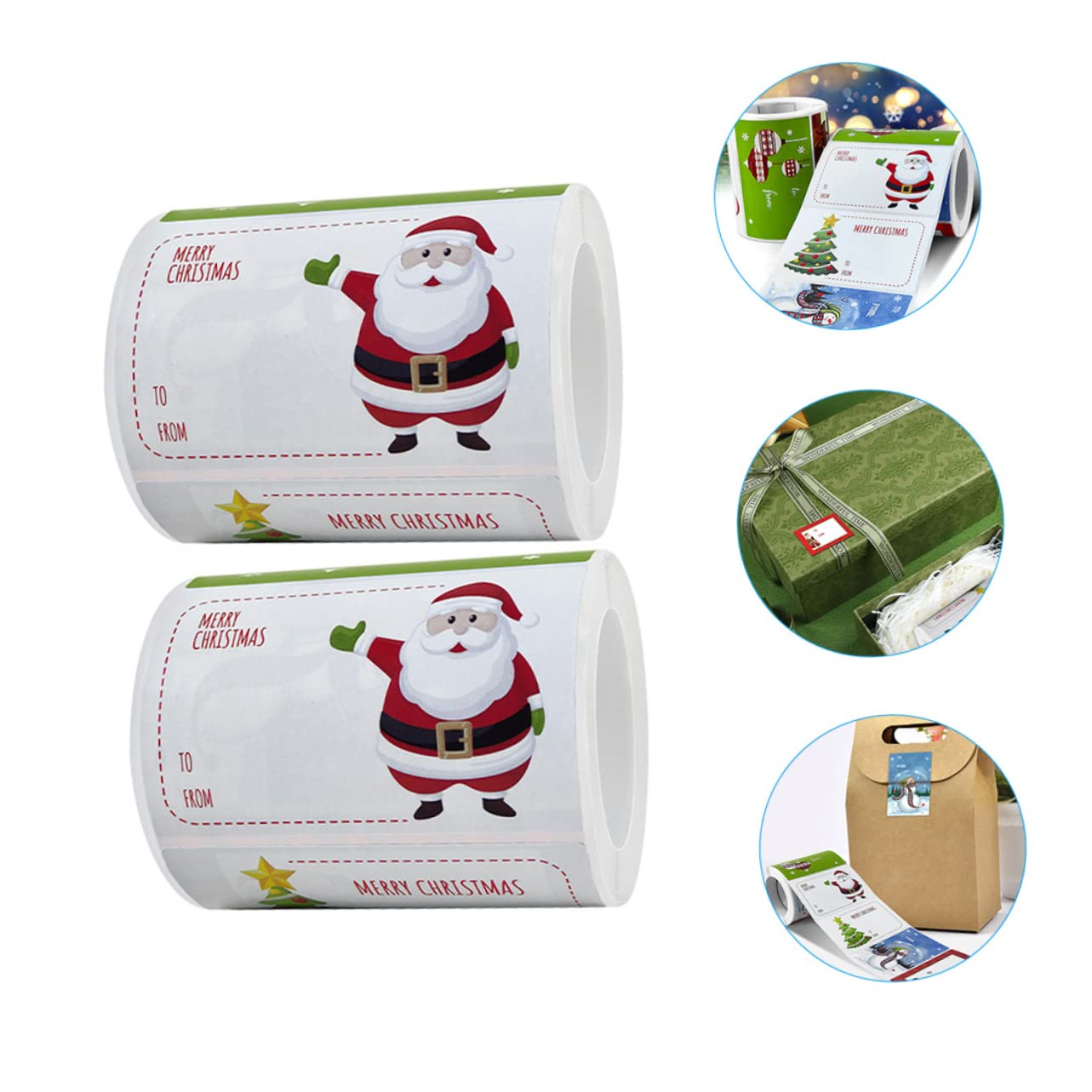 5 Set Etichette Adesive Natalizie Adesivo Multifunzionale Punto Babbo Natale Etichette izie Adesive Etichette e Adesivi izi Buon e Adesivi 2 * 5
