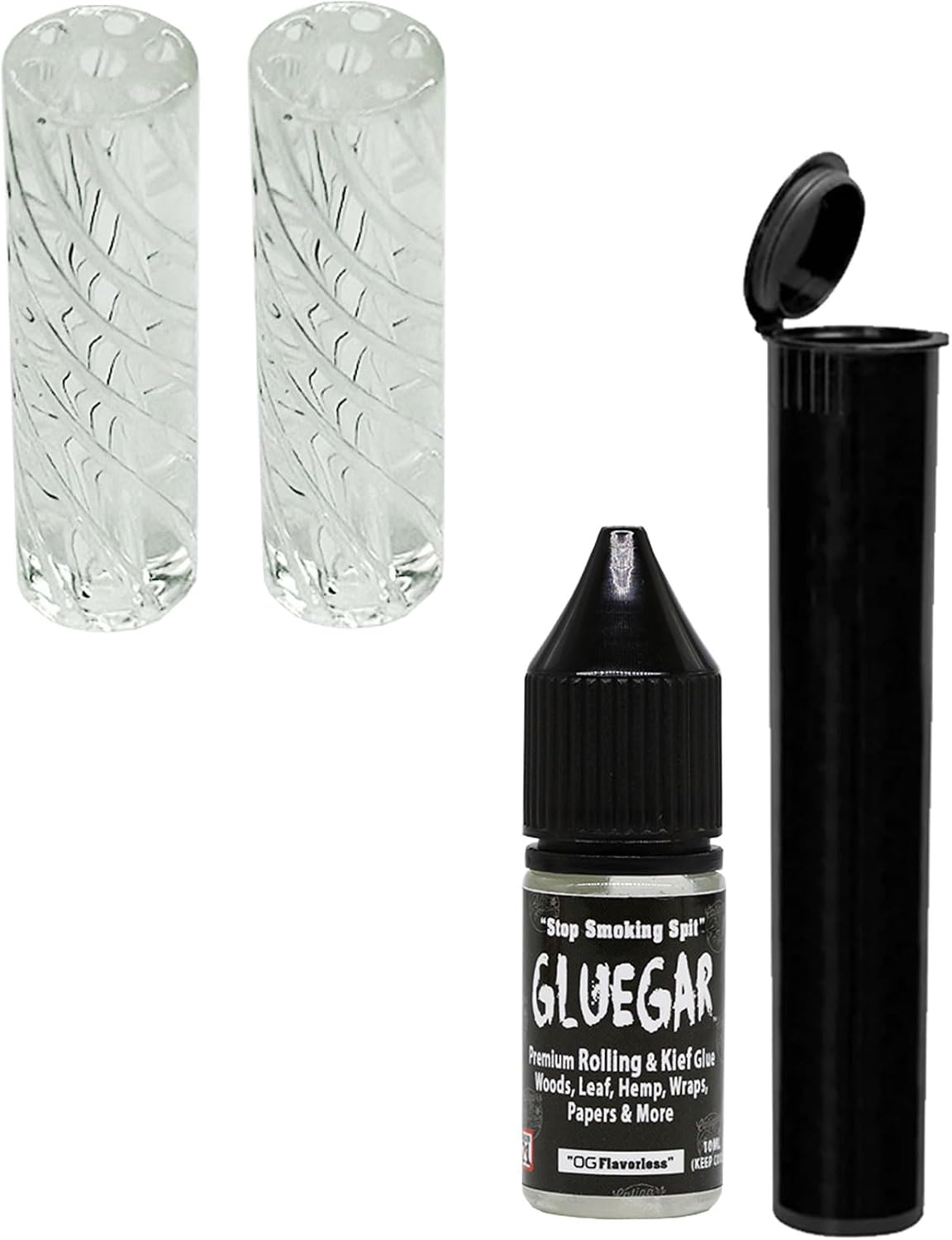 Glass Tips- 8mm, 10mm, 12mm Sizes (8mm-2pack)
