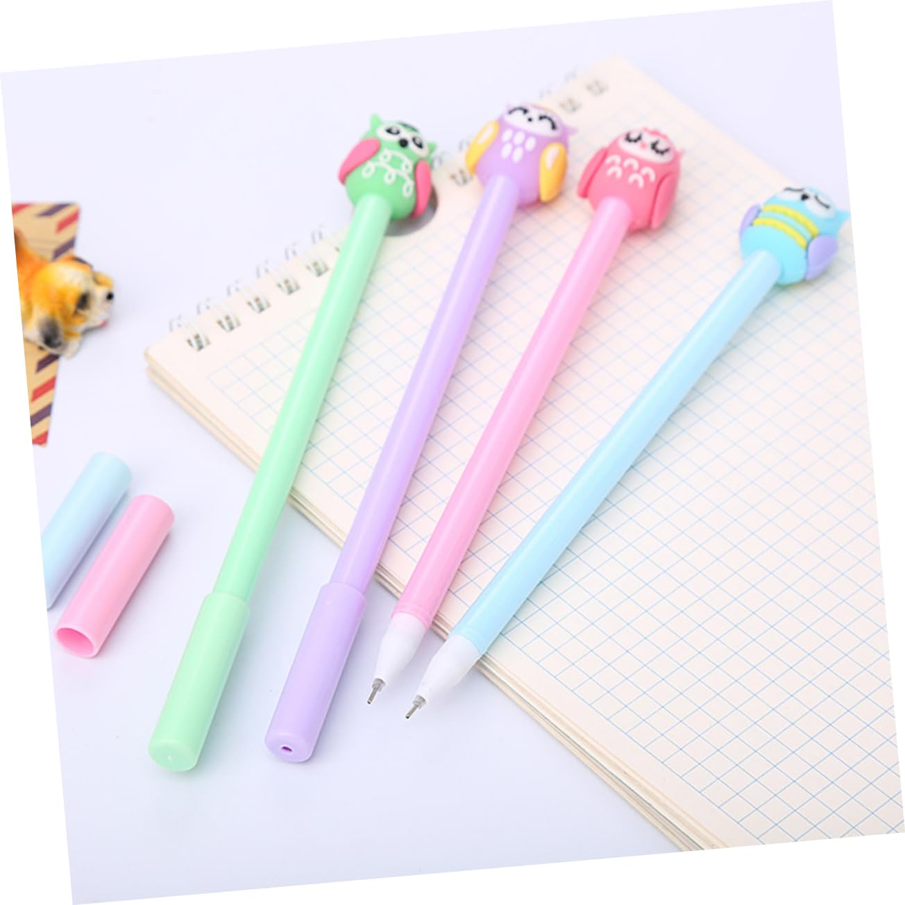 NUOBESTY 36piezas Bolígrafos De Gel Diseño De Para y Tinta Para Escritura y Dibujo Papelería y
