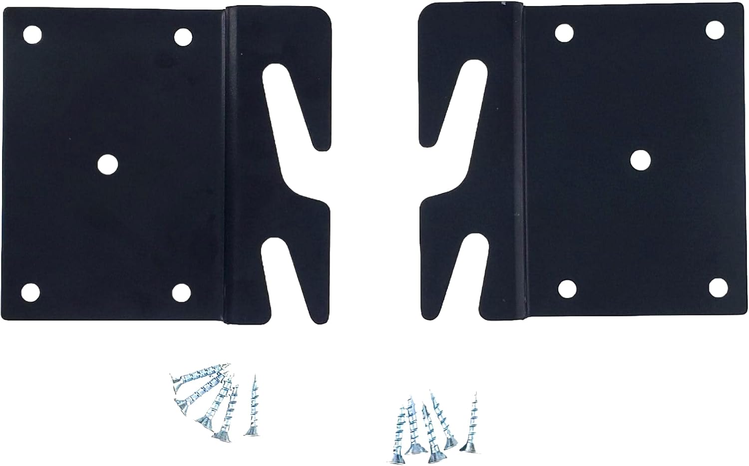 bedCLAW Retro Fix Offset Hook Plate Adapter, Repair Failed Wood Bed Rails (2)