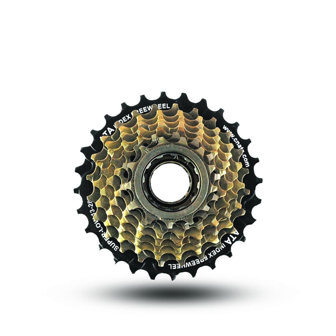 HABROK 8 Speed Freewheel (13-28T) for MTB Cycle - Heavy Duty, Steel Construction, Rust Resistant, Compatible with MTB Bikes