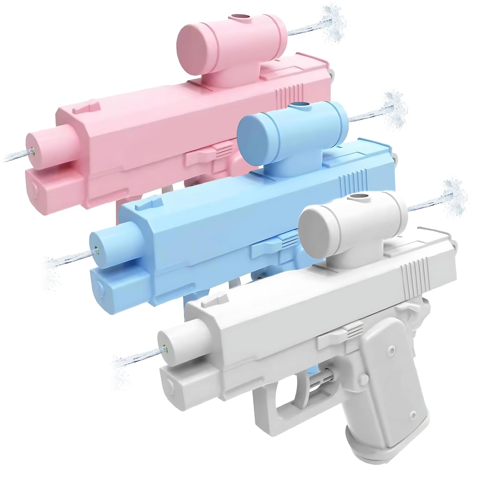 3Pcs Prank Water Gun, Prank Two-Way Water Gun
