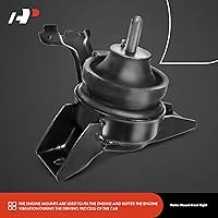 Vista 5 de A-Premium Kit de 4 piezas de soporte de motor y transmisión [Transmisión automática] Compatible con Hyundai Elantra 2001-2006, Tiburon 2003-2005, L4