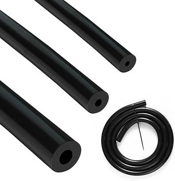 Silicone Vacuum Hose Automotive,3mm 4mm 5mm 6mm 8mm 10mm Inner Diameter High Performance Vacuum Lines Kit,high Temp Silicone Tubing,black Black, 3mm+4mm+8mm Inner Diameter
