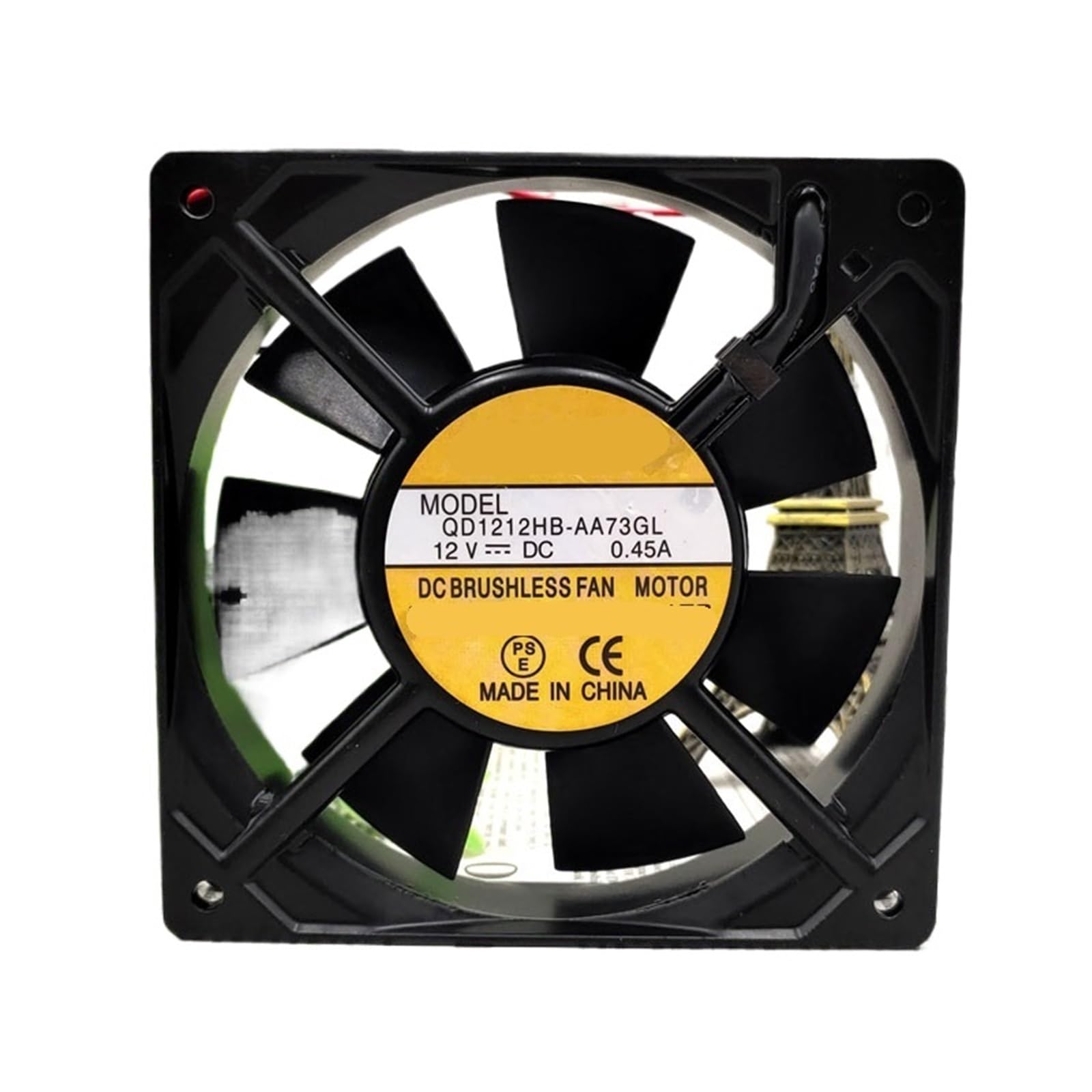 QNEZIQTMH QD1212HB-AA73GL DC12V 0.45A 12025 120 * 120 * 25mm 12cm Cooling Fan