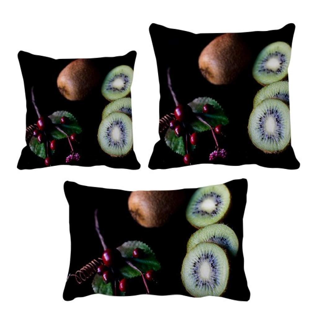 Housse de coussin kiwifruit cerise pour égayer votre canapé de salon