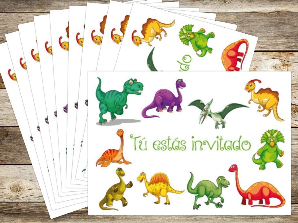 Edition Colibri 10645 Es Lot De 10 Invitations D'anniversaire