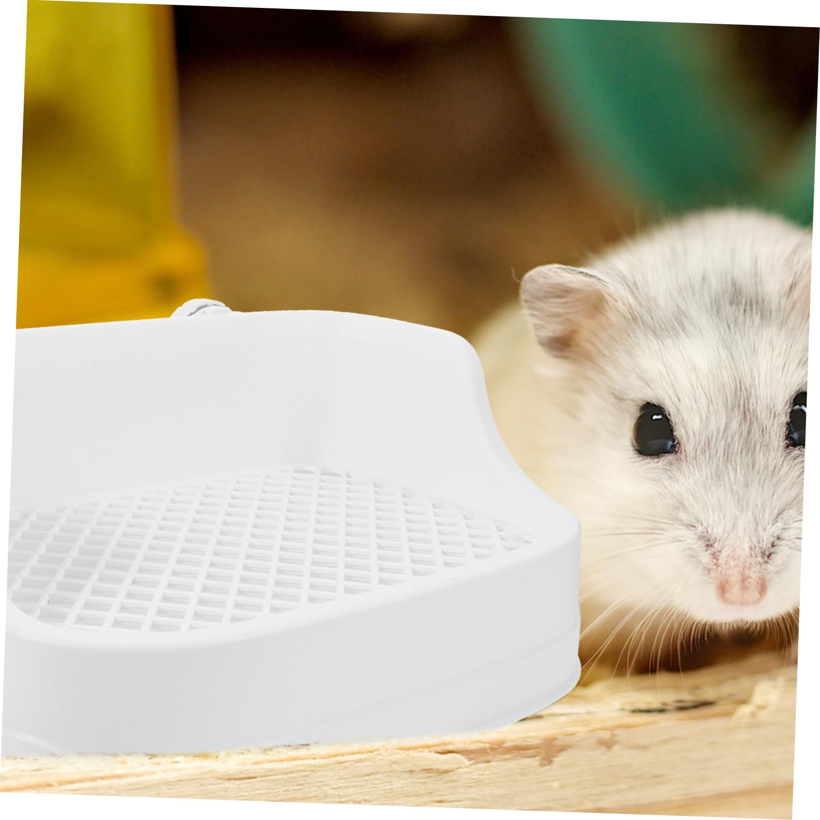 UPKOCH Bac à Litière pour Lapin et Petits Animaux Plastique Toilette Cage Intérieure Litière Amovible Entrée Basse pour Cochon Hamster et Chinchilla