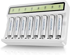 Caricabatteria Intelligente Con Display LCD A 4 Slot Adatto Per - Foto 5