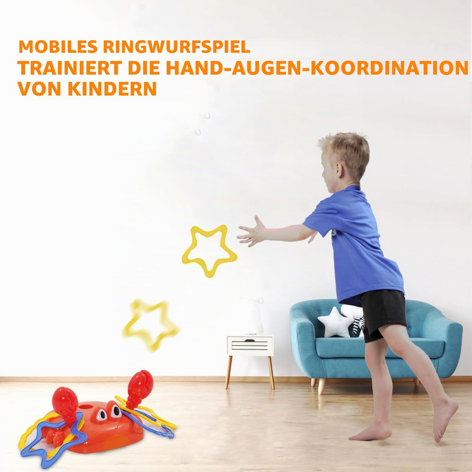 Kinder Basketballkorb mit Ball Indoor Outdoor,70cm Beweglicher Basketballkorb mit Ständer Zimmer Spielzeug für Kleinkind 1 2 3 Jahre