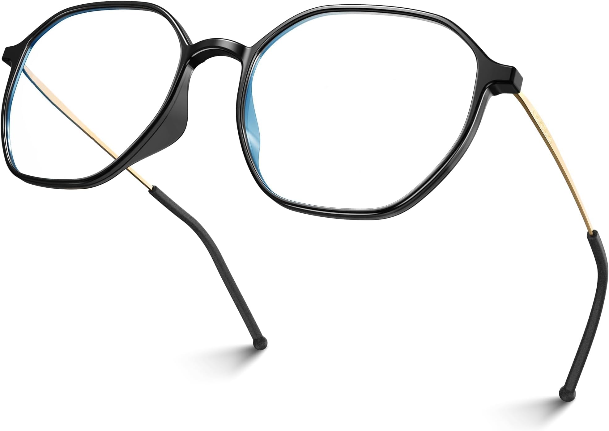 VISOONE Lightweight TR90 Blue Light Blocking Glasses Frame with Anti Computer Glare for Women and Men RANE