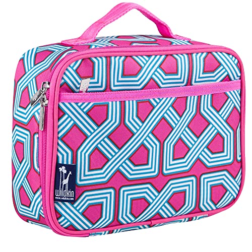 Image of Wildkin Kids Insulated Lunch Box, Trellis | Insulated, wipe-clean lunch box for school, daycare, and travel