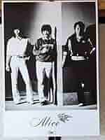 アリス(ALICE) 谷村新司・堀内孝雄・矢沢透 直筆サイン色紙 アリス 直筆サイン色紙 谷村新司 堀内孝雄 矢沢透 ALICE 1980