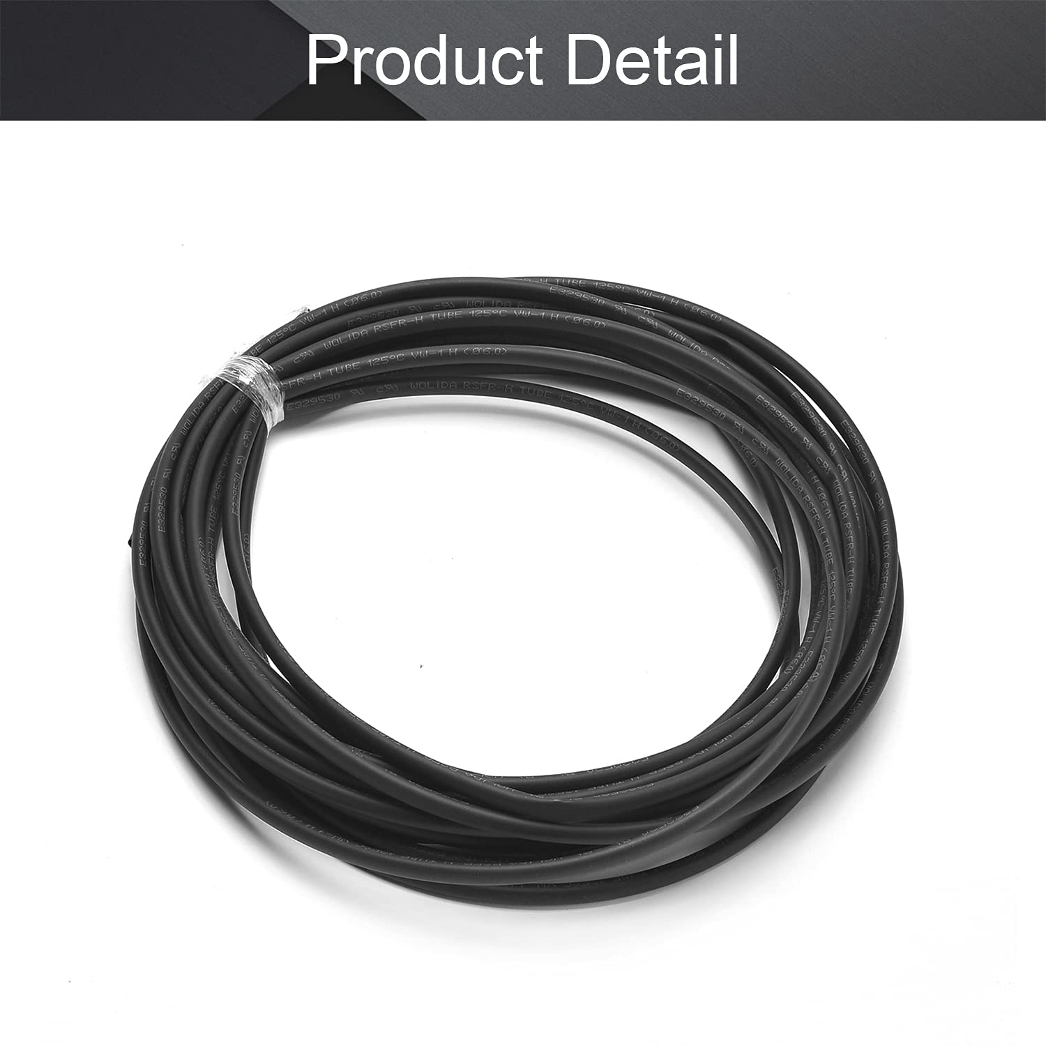Othmro Tubo Termorestringente 16 Mm – 5 Metri, Bianco, Rapporto 2:1, Ignifugo