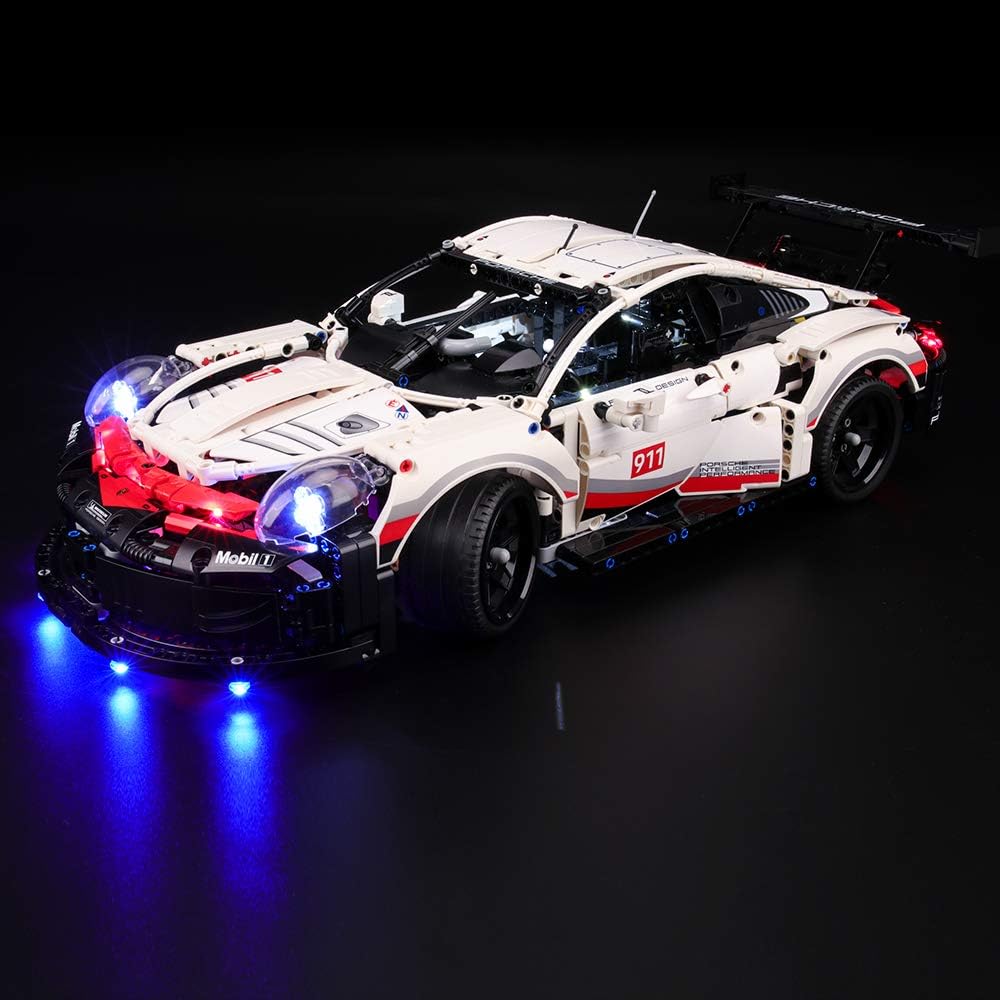 BRIKSMAX Led Lighting Kit for Lego-42096 Porsche 911 RSR - Compatible with Lego Technic Building Set- Not Include Lego Set