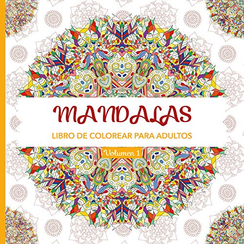Portada de Mandalas 1: Libro de Colorear para Adultos