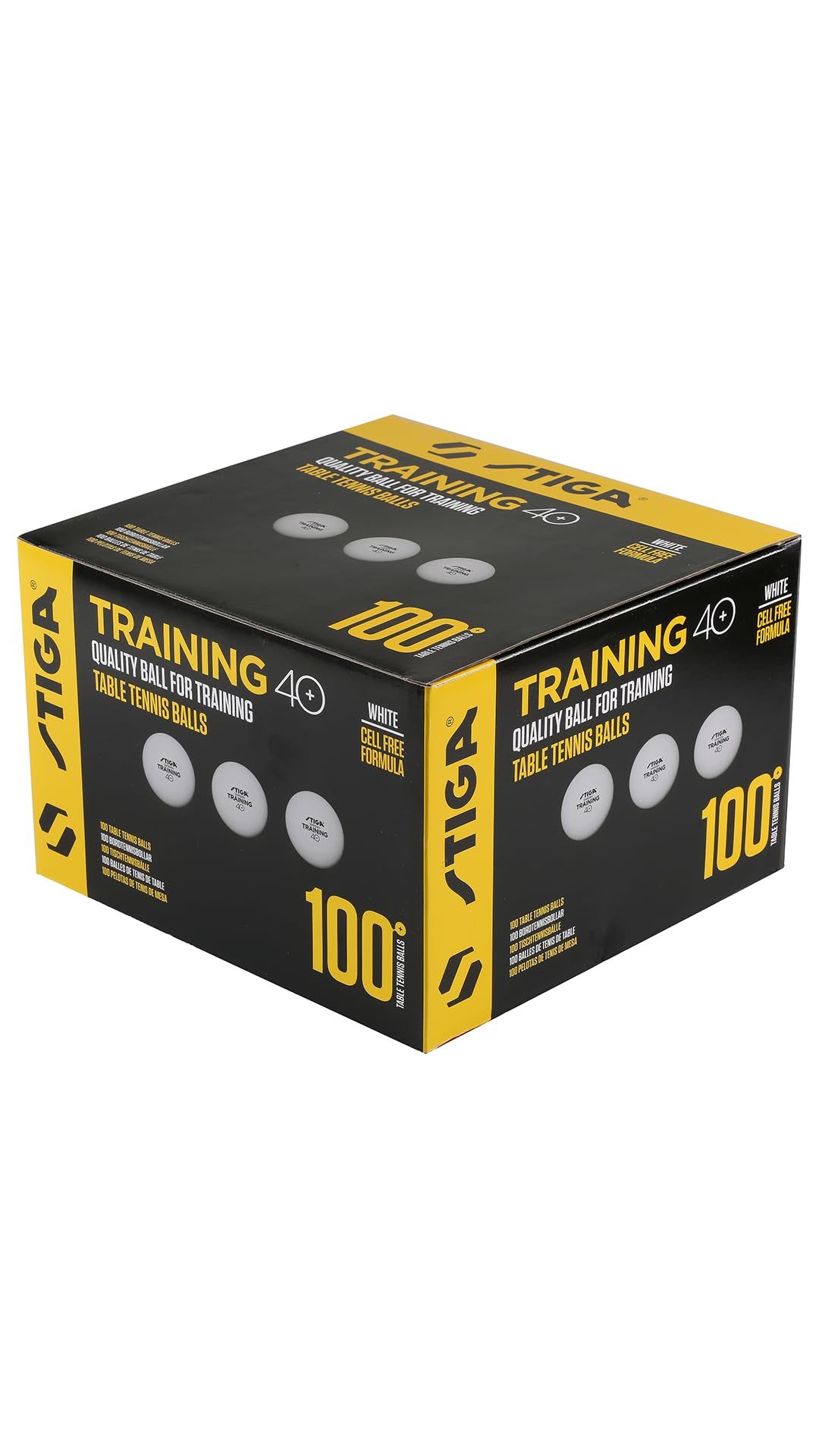 Stiga Table Tennis Balls Training 40+ ITTF-Approved - Pack of