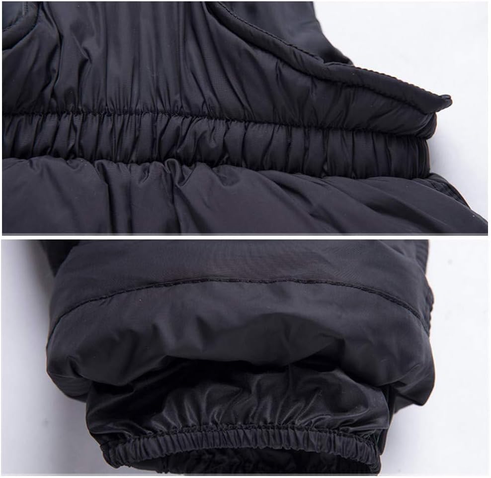 JiAmy Kids 2 Piece Snowsuit Set Girl Winter Hooded Puffer Jacket & Snow Bib Pants Boy Ski Suits Ultralight Outfit - Image 6