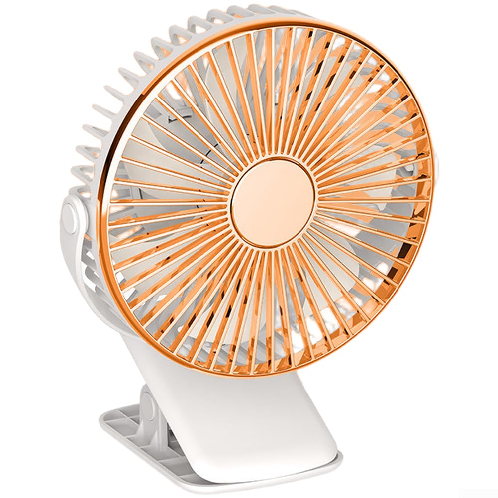 Ventilador portátil de 16 cm con cabezal giratorio de 3 modos y funcionamiento silencioso