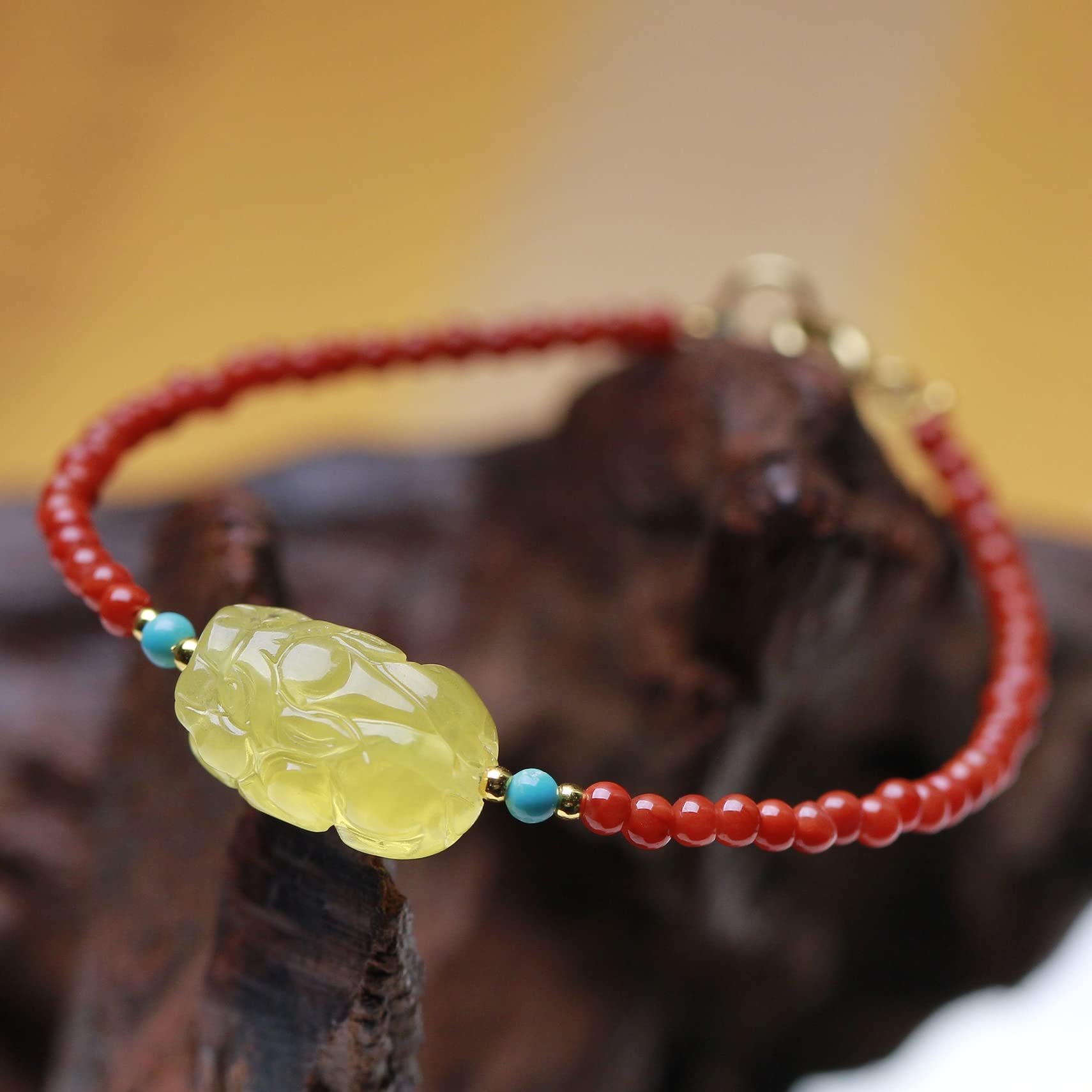 Natürliches Edelstein-Armband, Damen Herren, natürlicher Edelstein, roter Achat, Pixiu-Amulett, Glücksarmband, 3 mm, kleine Perlen, Armband, Reiki-Kristall, Chakra, Meditation, verstellbar