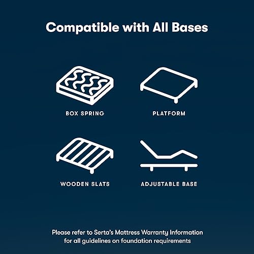 Miniatura 7 de Serta - Colchón de espuma viscoelástica de gel refrescante de 7 pulgadas tamaño matrimonial mediano-firme apoyo certificado CertiPur-US prueba de