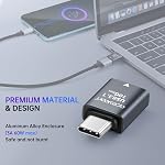 USB C à USB 3.1 Adaptateur 2 Faites votre valise,10Gbps Type C Hommes à USB Un adaptateur féminin OTG Compatible avec iMac,MacBook Air/Pro 2022, iPad Pro 2021,Samsung Galaxy S23 S20,Plus USB C Dispositifs