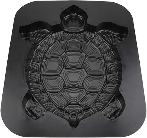 Miniatura 7 de Molde de piedra escalonada para jardín, latas de riego para pavimento, molde de piedra escalonada, forma de tortuga para caminos de césped,